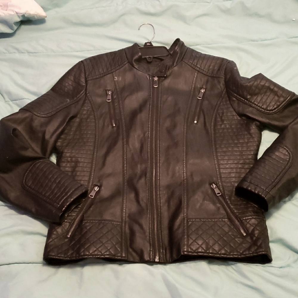 Royalty for me Fox leather jacket